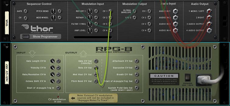 Nonstandard CV hookup